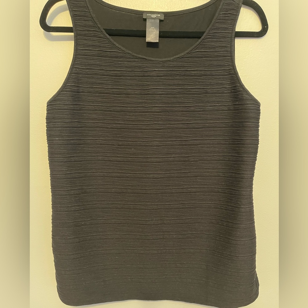 Ann Taylor Textured Tank Top - Picture 3 of 4
